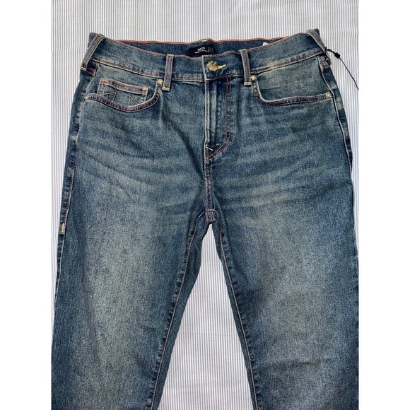 True Religion Rocco Mens Relaxed Skinny Jeans Medium Wash Size 33 - Picture 2 of 11